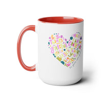 Grateful Two-Tone Coffee Mugs, 15oz