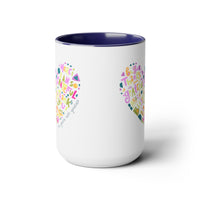 Grateful Two-Tone Coffee Mugs, 15oz