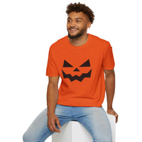 Pumpkin Face Unisex Softstyle T-Shirt