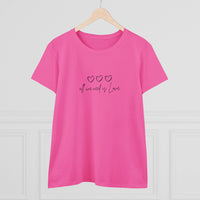 Love Women's Midweight Cotton Tee