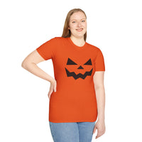 Pumpkin Face Unisex Softstyle T-Shirt