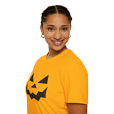 Pumpkin Face Unisex Softstyle T-Shirt