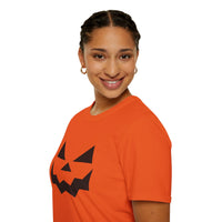 Pumpkin Face Unisex Softstyle T-Shirt