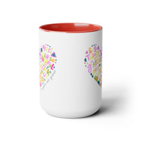 Grateful Two-Tone Coffee Mugs, 15oz